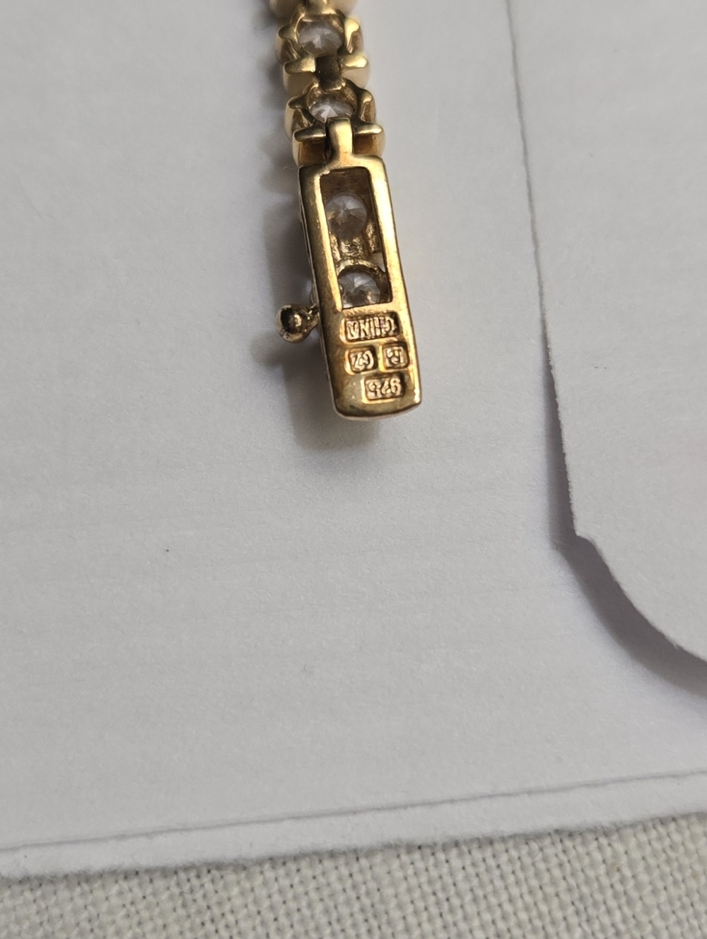 QVC Gold DIAMONIQUE Bracelet - Picture 7 of 7